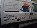 Lettrage camionette - Froid elec